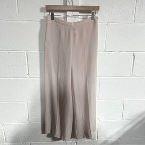 Cerruti 1881 Love In The Afternoon Light Pink Palazzo Silk Pants EU40